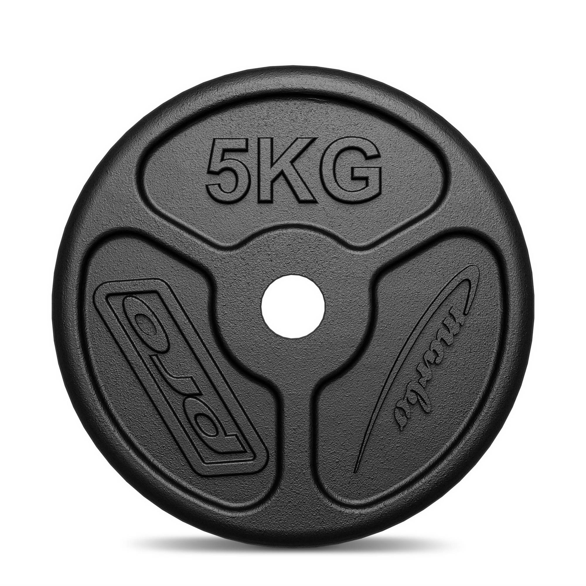 Ensemble de poids en fonte Slim ø30 / 31 mm  30 kg / 2 x 10 kg + 2 x 5 kg  - Marbo Sport 2 x 5 kg, 2 x