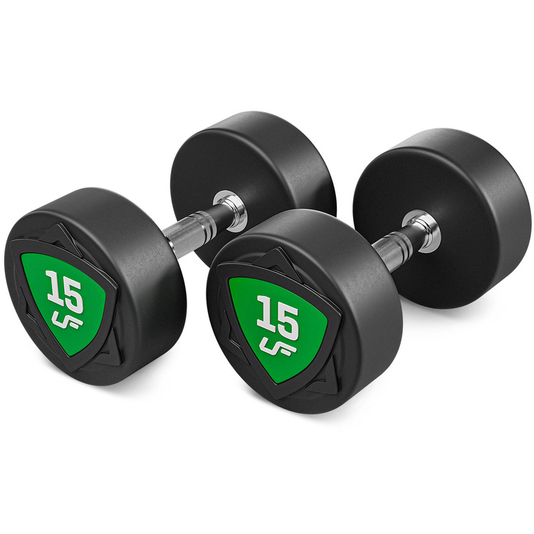 Jeu d'haltères en polyuréthane 2,5-25kg (par incréments de 2,5 kg) 275 kg - UpForm