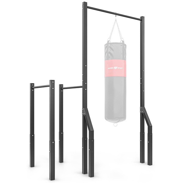 Barre de Traction Extérieure avec Support Sac et Dips Longues MO-Z2 - Marbo Sport