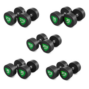Jeu d'haltères en polyuréthane 27,5-37,5kg (par incréments de 2,5 kg) 325 kg - UpForm