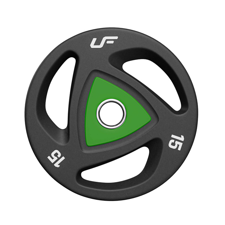 Poids olympique en polyuréthane 15 kg - UpForm