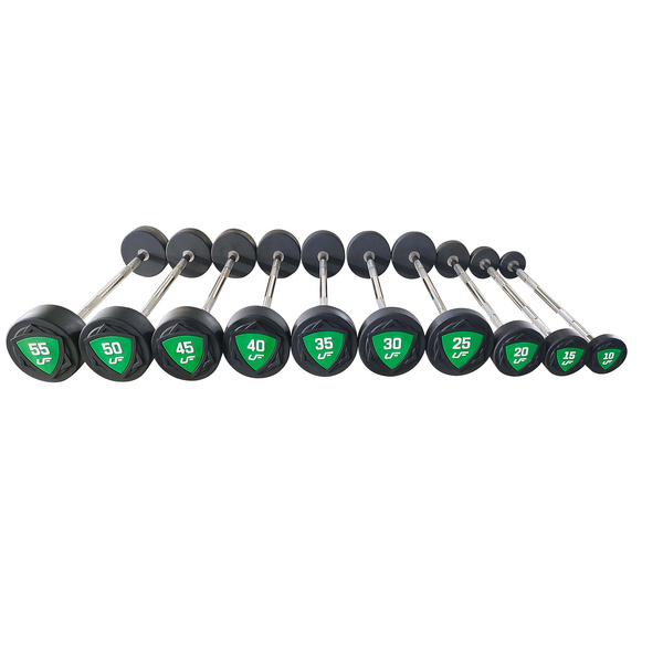 Ensemble de barres droites en polyuréthane 10-55 kg (pas de 5 kg) 325 kg – UpForm