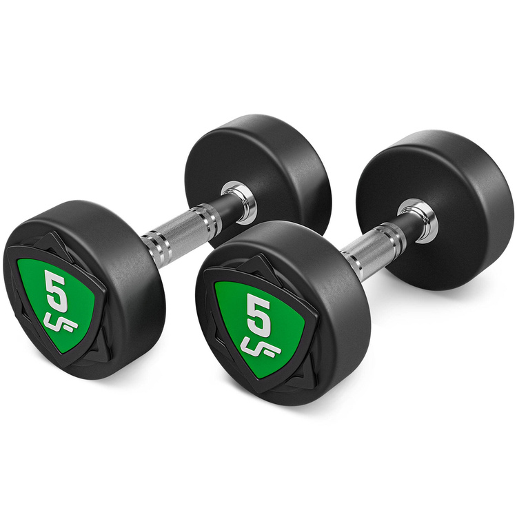 Jeu d'haltères en polyuréthane 2,5-25kg (par incréments de 2,5 kg) 275 kg - UpForm
