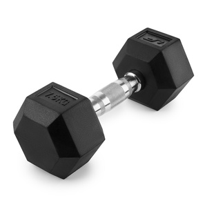 Haltère HEX en fonte avec revêtement en caoutchouc 7,5 kg - UpForm