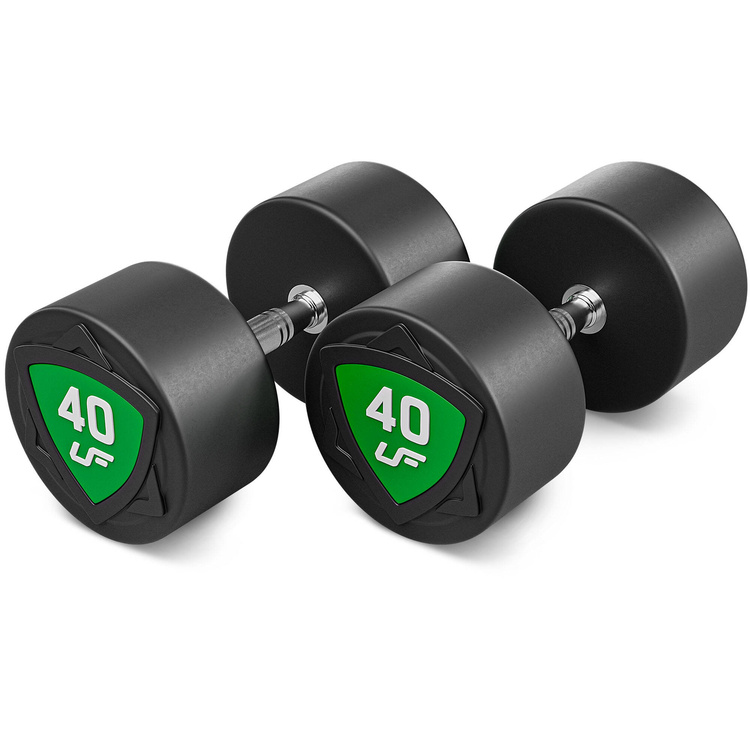 Jeu d'haltères en polyuréthane 40-50 kg (par incréments de 2,5 kg) 450 kg - UpForm