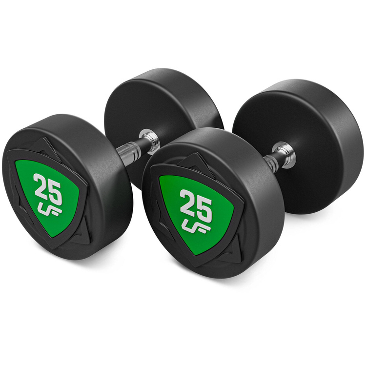 Jeu d'haltères en polyuréthane 2,5-25kg (par incréments de 2,5 kg) 275 kg - UpForm