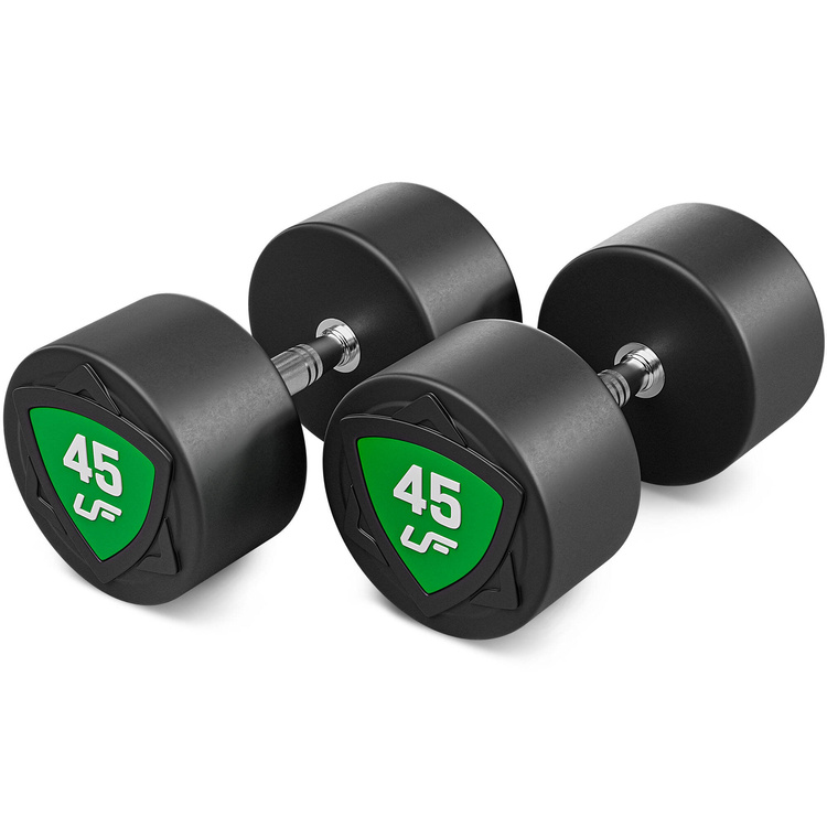 Jeu d'haltères en polyuréthane 40-50 kg (par incréments de 2,5 kg) 450 kg - UpForm