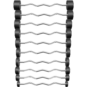 Ensemble de barres courbées en polyuréthane 10-55 kg (par incréments de 5 kg) 325 kg – UpForm