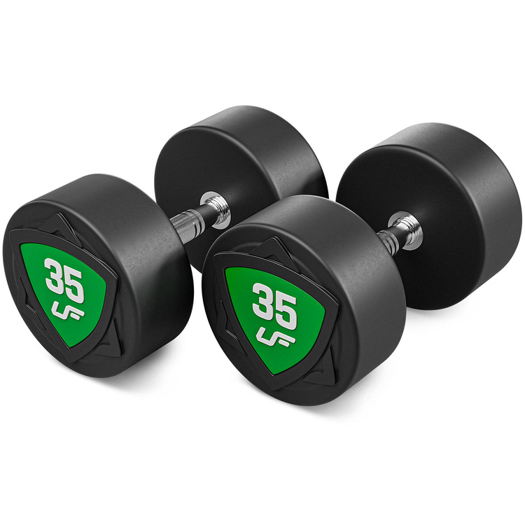 Jeu d'haltères en polyuréthane 27,5-37,5kg (par incréments de 2,5 kg) 325 kg - UpForm
