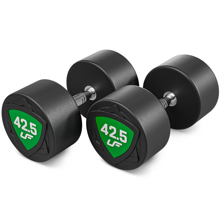 Jeu d'haltères en polyuréthane 40-50 kg (par incréments de 2,5 kg) 450 kg - UpForm