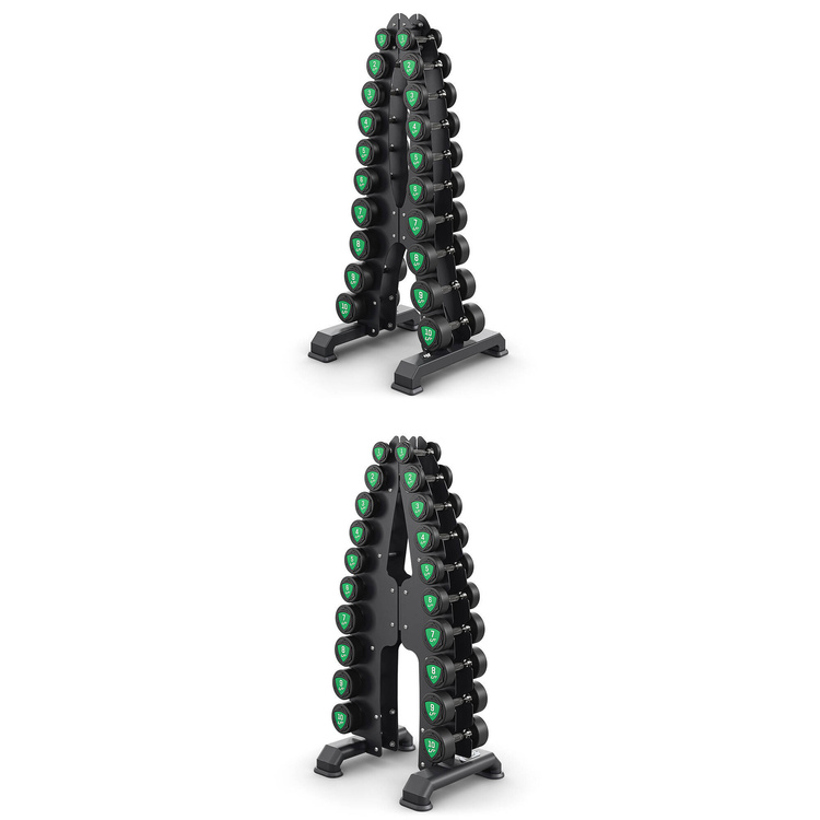 Jeu d'haltères en polyuréthane 1-10kg (par incréments de 1 kg) 110 kg - UpForm